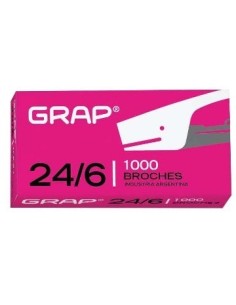 Broches 24/6 X1000 Caja Grap 555 (b100)