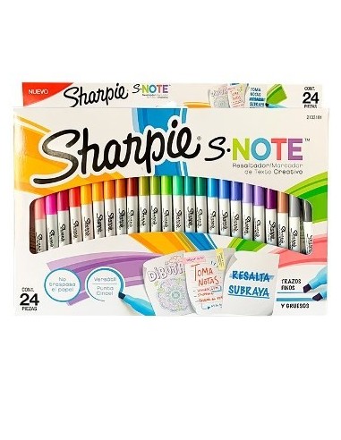 Marcadores X24 S-note Sharpie 2133101 New02