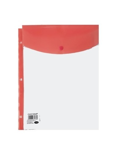 Folio A4 Pvc P/carpeta Boton Pvc Color Lama Ch315a4 8103 Fw