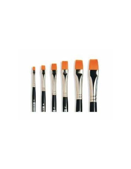 Pincel N. 12 Chato Pelo Cerda P57712 Lama (b12)