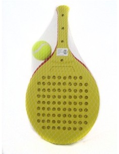 Paletas Playeras X2 Plast. C/pelotita 0028 Irv05 (b6)