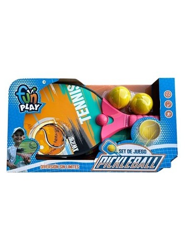 Set X2 Paletas + 2 Pelotas Fun Play 55332 Seb01