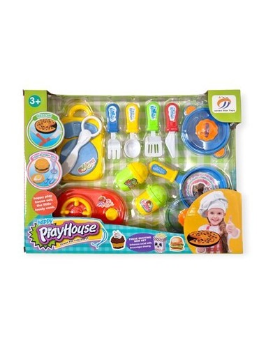 Set Cocina Play House C-accesorios En Caja Sd17112