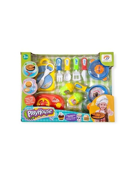 Set Cocina Play House C-accesorios En Caja Sd17112