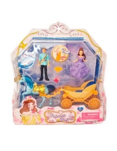 Set Princesa Carruaje + Princesa Y Principe En Caja C-visor Sd15071 Pk01