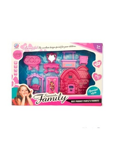 Set Living X7 Pzas Muebles P-munecas En Caja C-visor 52260 Seb01