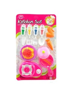 Set Cocina 11pzas C-anafe Kitchen Set En Blister 50632 Seb01