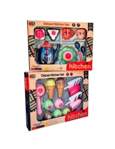 Set Merienda-heladeria 30x23cm En Caja Lk198077 Lk1198072 Ju1054 Ju1053 Pri02