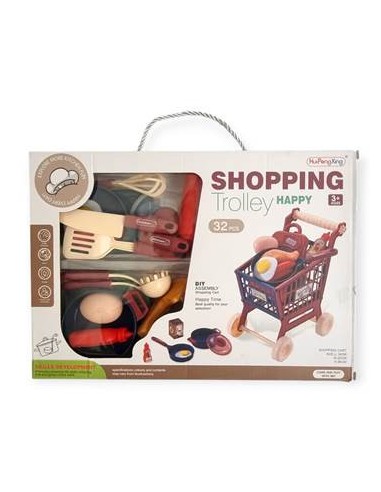 Carro De Supermercado 32 Piezas 16x22x26 Ju0011 Pri02