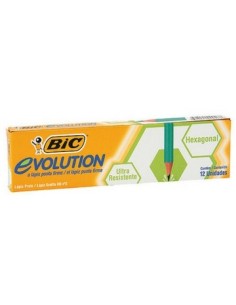 Lapiz Negro X12 Hb Evolution 1102682 Bic -b6-