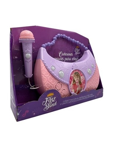 Cartera C-microfono Princesa En Caja Fd3503-1b Fay01