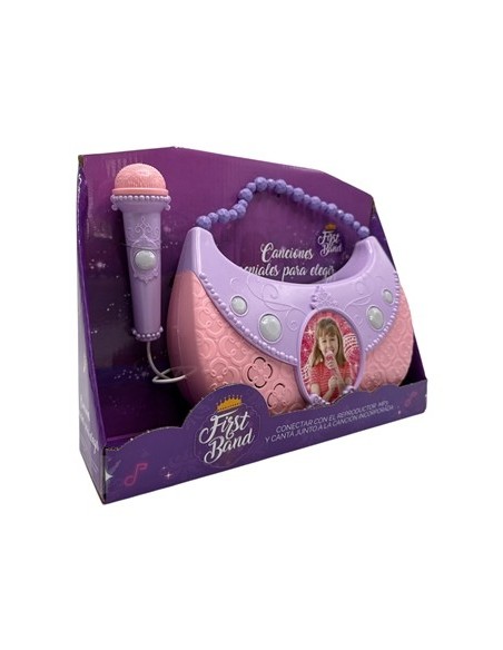 Cartera C-microfono Princesa En Caja Fd3503-1b Fay01