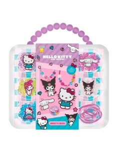 Set P/ Armar Pulseras/collares C/dijes Kitty 19x22x4 5cm Kty09854 Tap02