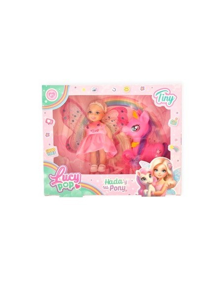 Muneca 15cm Lucy Hada Y Su Pony En Caja 55023 Seb01