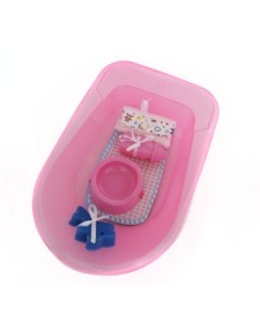 Banera Con Accesorios Transparente Carinito 702 Jte01 -12-