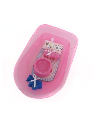 Banera Con Accesorios Transparente Carinito 702 Jte01 -12-