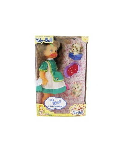 Muneca Marilu Y Sus Mascotas Caja Yoly-bell 326 Petit -b4-