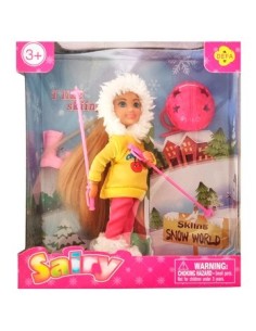 Muneca 15cm C-ski C-accesorios Invierno Sairy Sd22764 Pk01
