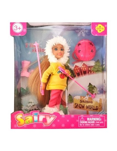 Muneca 15cm C-ski C-accesorios Invierno Sairy Sd22764 Pk01