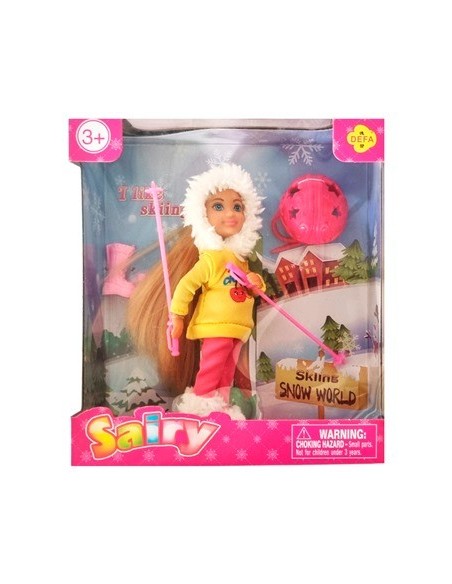 Muneca 15cm C-ski C-accesorios Invierno Sairy Sd22764 Pk01