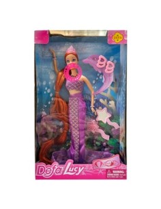 Sirena 30cm Lucy C- Luz  Sonido Y Accesorios Sd10719 Pk01