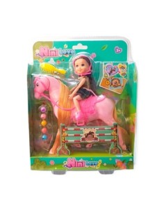 Muneca C-caballo Y Acces Ecuestres Nini Love Sd22641 Pk01