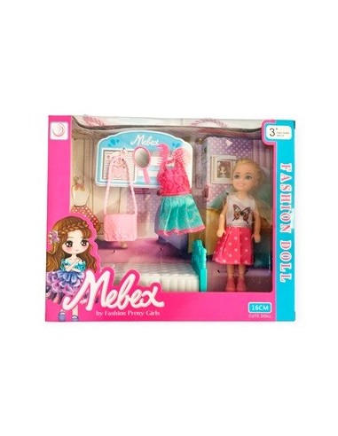 Muneca 12cm Dormitorio En Caja Sd8410z Pk01