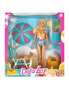 Muneca 30cm Lucy Dia De Playa C-accesorios Sd22354 Pk01