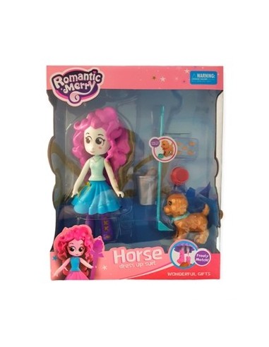 Muneca C-accesorios Cocina-perro Romantic Merry Caja Sd22248-sd22249 Pk01