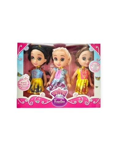 Muneca X3 Pequena 15cm Sd20257 Pk01