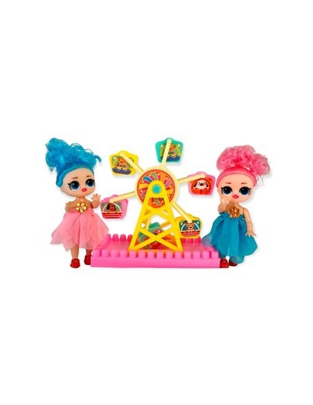 Munecas Mini X 2 C-parque Diversion Bolsa Sd20024 Pk01