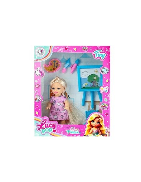 Muneca 12cm Vamos A Pintar C-accesorios 54907 Seb01