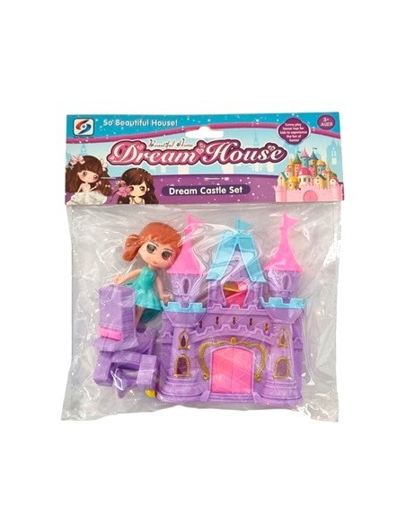 Muneca 9cm C-castillo P-armar Dream House Sd18719z Pk01