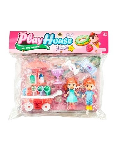 Muneca X2 C-carrito De Helados Sd25702 Pk01