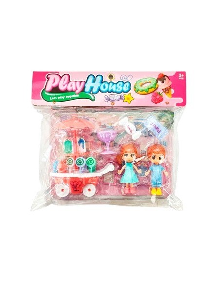 Muneca X2 C-carrito De Helados Sd25702 Pk01