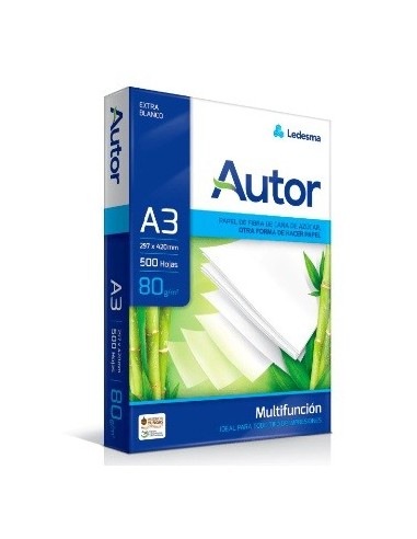 Resma A3 80grs 500hjs Autor 1991036