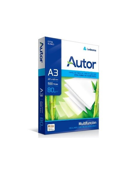 Resma A3 80grs 500hjs Autor 1991036