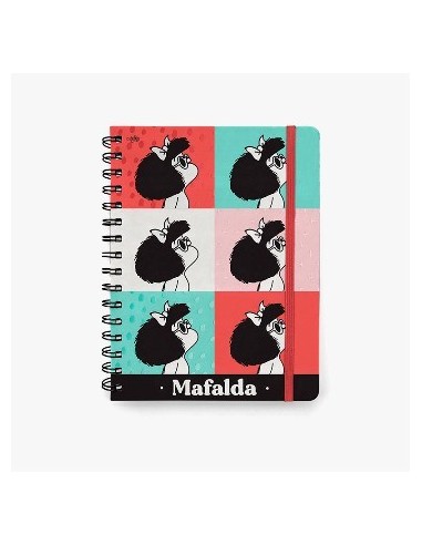 Cuaderno 16x21cm T-d C-espiral Mafalda 4763-15td Mult02