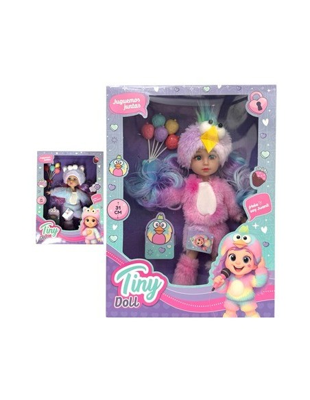 Muneca 31cm Tiny Doll C/disfraz 56628 Seb01
