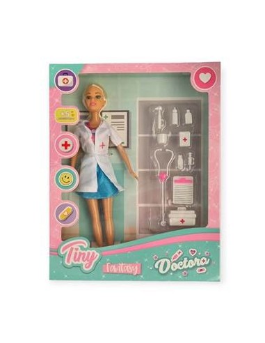 Muneca 30cm Doctora C-accesorios Tiny 75063 53499 Seb01