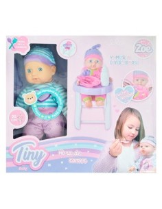 Bebote Zoe Cuerpo Blando Hora De Comer C-sonidos C-accesorios 32cm En Caja Tiny Baby 63308 53733 Seb01
