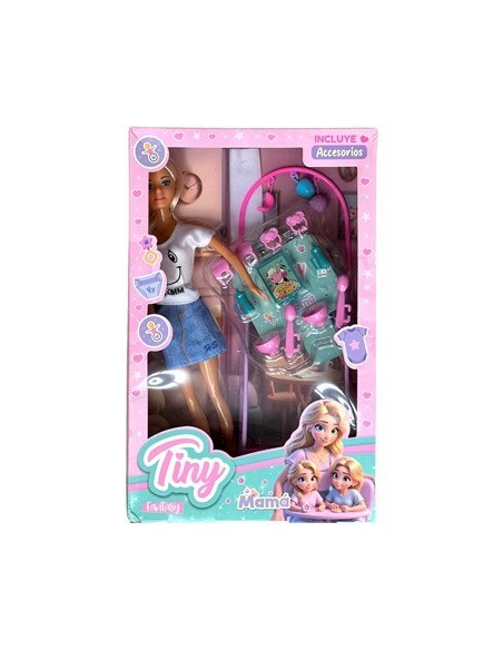 Muneca 32cm Tiny Mama Mellizos C-accesorios 56646 Seb01