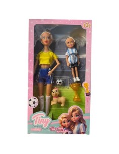 Muneca 30cm Tiny Futbolista C-munequita Y Accesorios 55854 Seb01