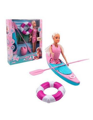 Muneca Tiny Y Su Kayak C-accesorios 55037 Seb01