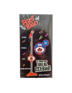 Microfono De Pie Luz-aplausos-altavoz Conexion Mp3 Caja Fd-668 330-0041 Fay02