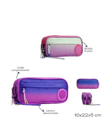 Cartuchera Trendy Bicolor Degrade 28545 28543 Tar02