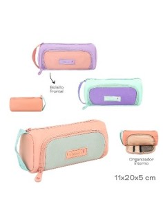 Cartuchera Trendy C-bolsillo Bicolor 30245 Tar02