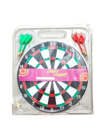 Tiro Al Blanco Madera 29 Cm  C-4 Dardos Fd120 Fay 02