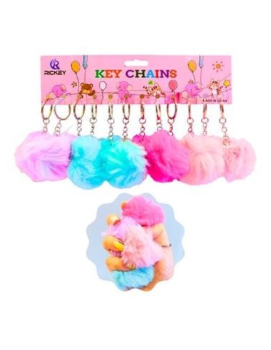 Llavero Pompom Col  Surt 25758 Col01