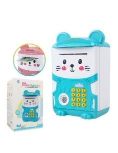 Alcancia 13 5 X11 5 X18cm C-contrasena Y Huella Digital Fantasia Vsk01